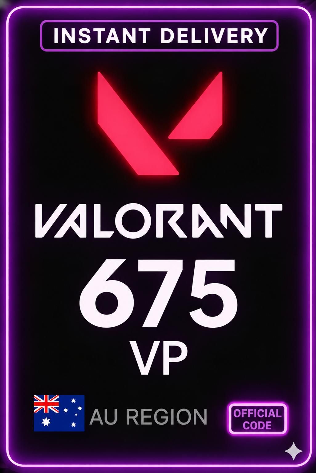 Valorant Points - 675 VP (Australia)