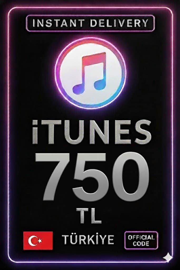 iTunes Hediye Kartı 750 TL Bakiye