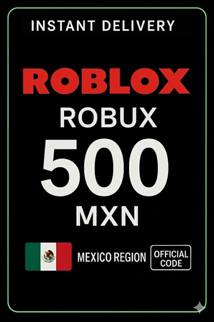 Roblox 500 MXN Game Card (MX)