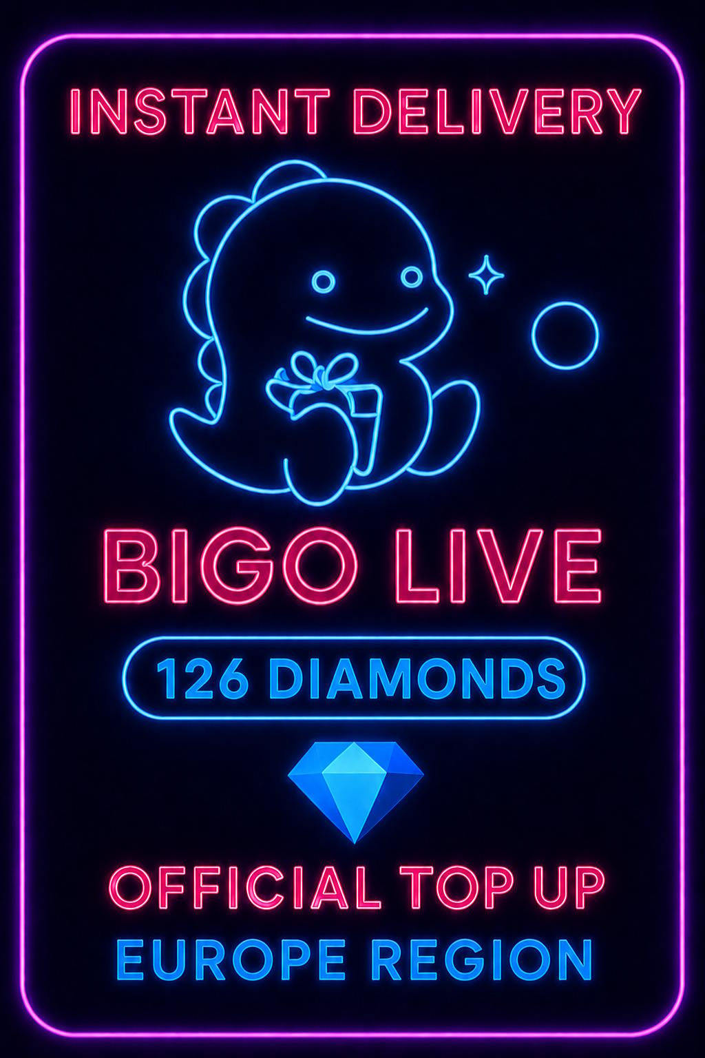 Bigo Live - 126 Diamonds (Top-Up) (EU)