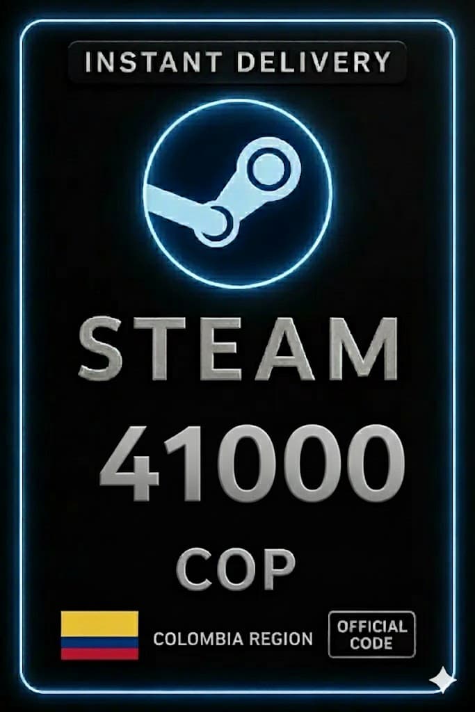 Steam Wallet 41000 COP - (Colombie)