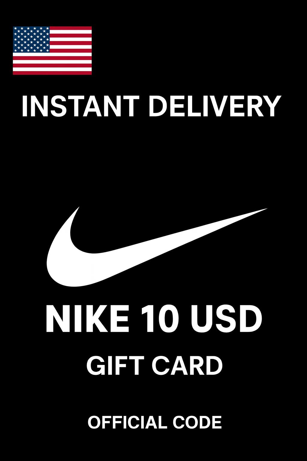 Nike Gift Card 10 USD