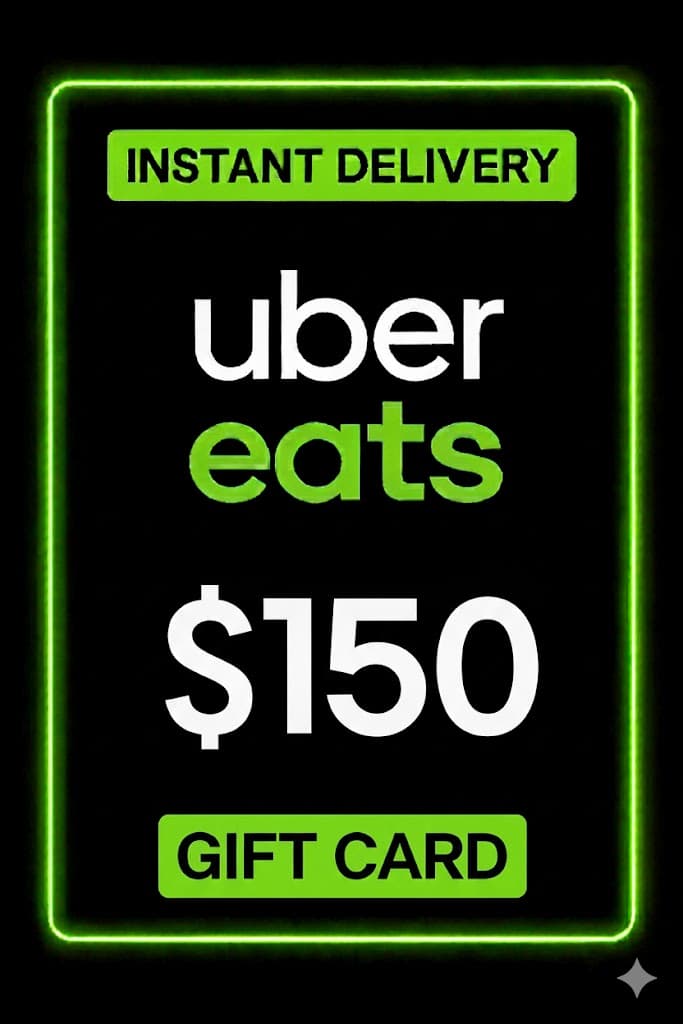 Κάρτα Δώρου Uber Eats - 150$