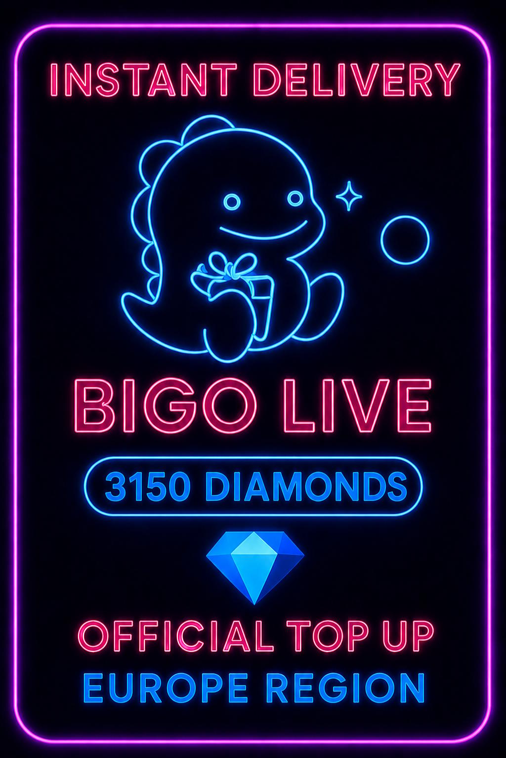 Bigo Live - 3150 Diamonds (Top-Up) (EU)