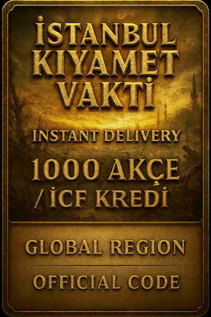 istanbul Kıyamet Vakti 1000 Akçe / ICF Kredi
