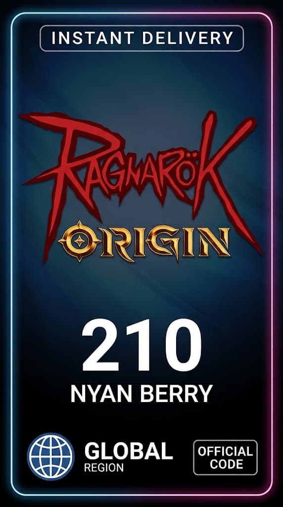 Ragnarok Origin Global - 210 Nyan Berry Top-Up