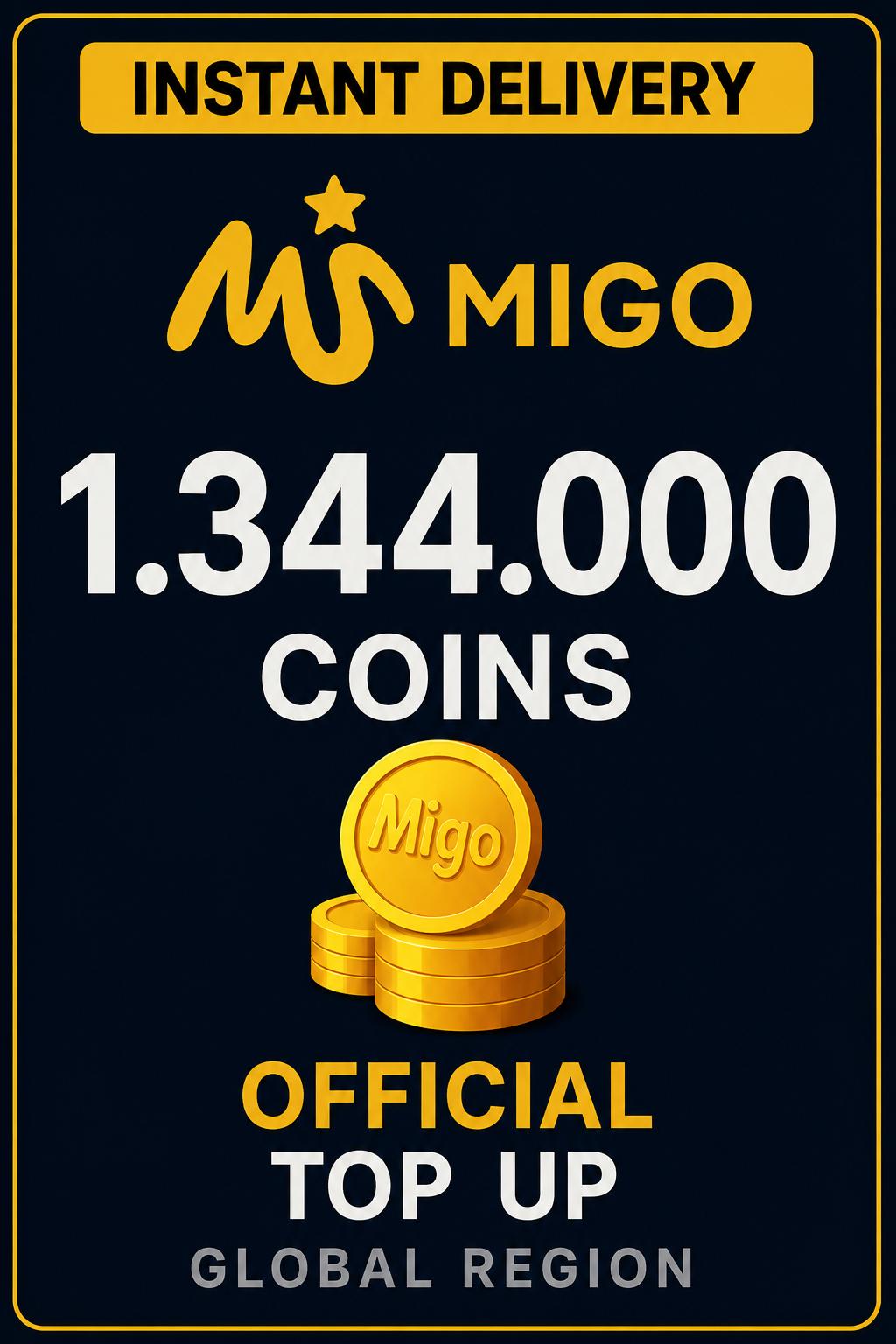 Migo Live 1.344.000 Coins (Top-Up)