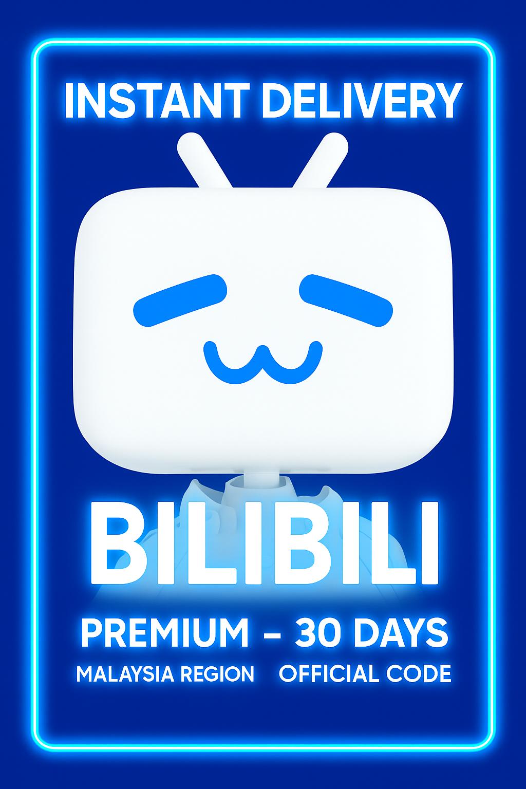 Bilibili Premium Бэлгийн карт - 30 Өдөр (Малайз)