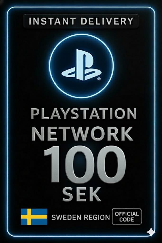 PSN kort Svíþjóð - 100 SEK