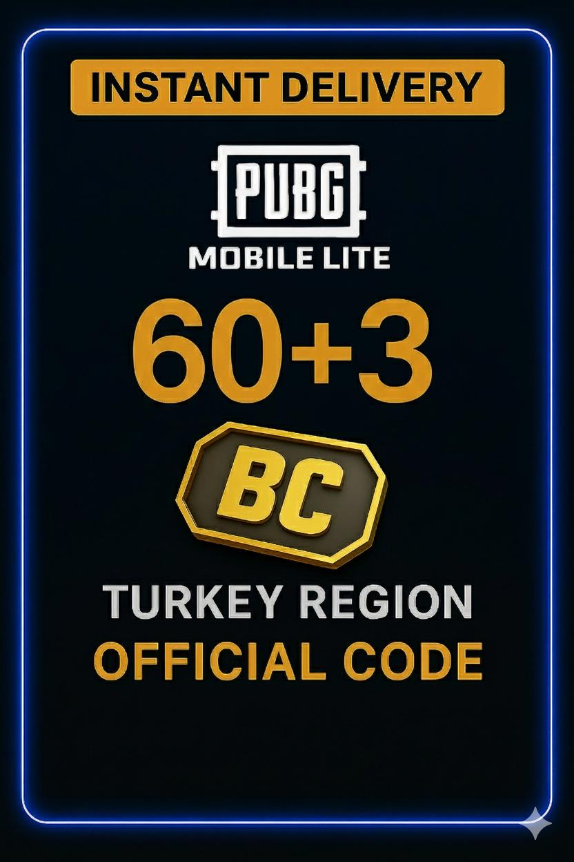 Pubg Mobile Lite 60+3 BC