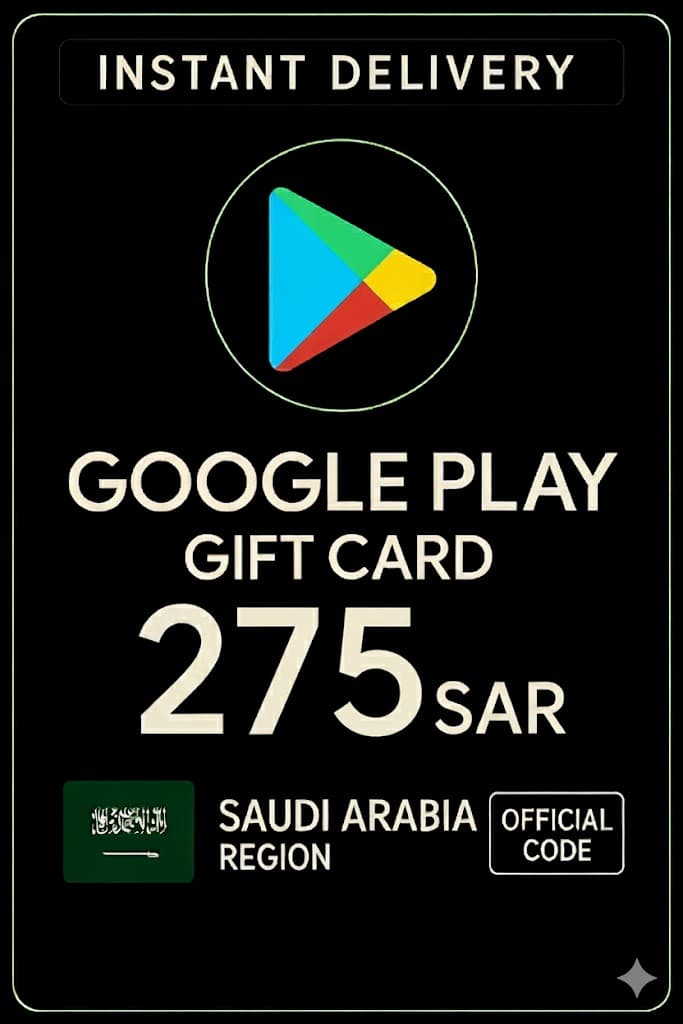 Google Play Gift Card - Saudi Arabia SAR 275