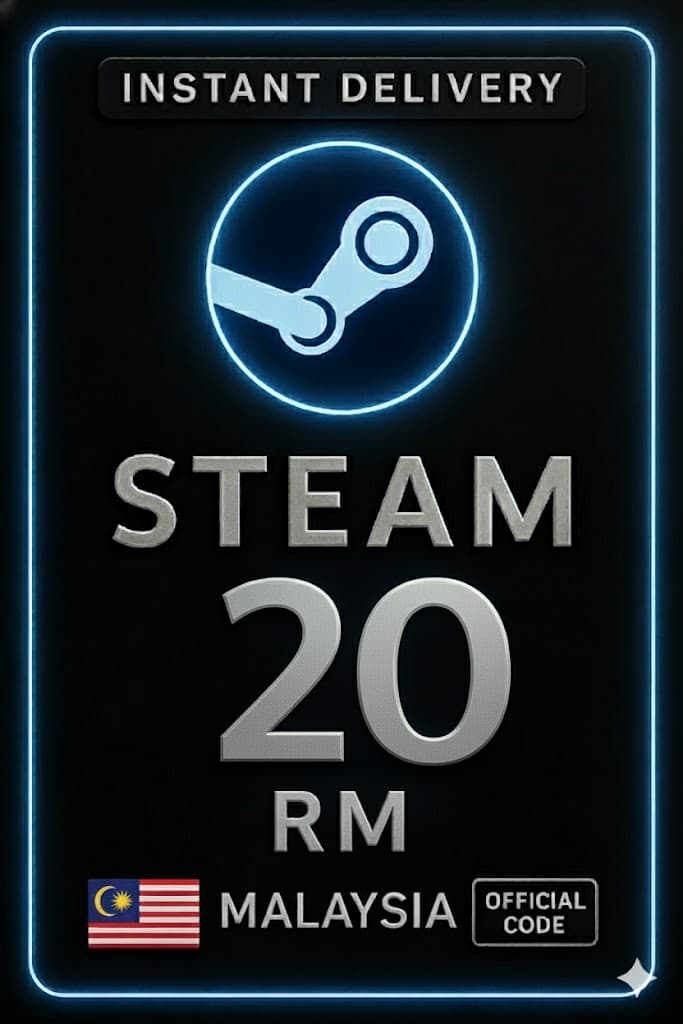 รหัสกระเป๋าสตางค์ Steam มาเลเซีย RM20