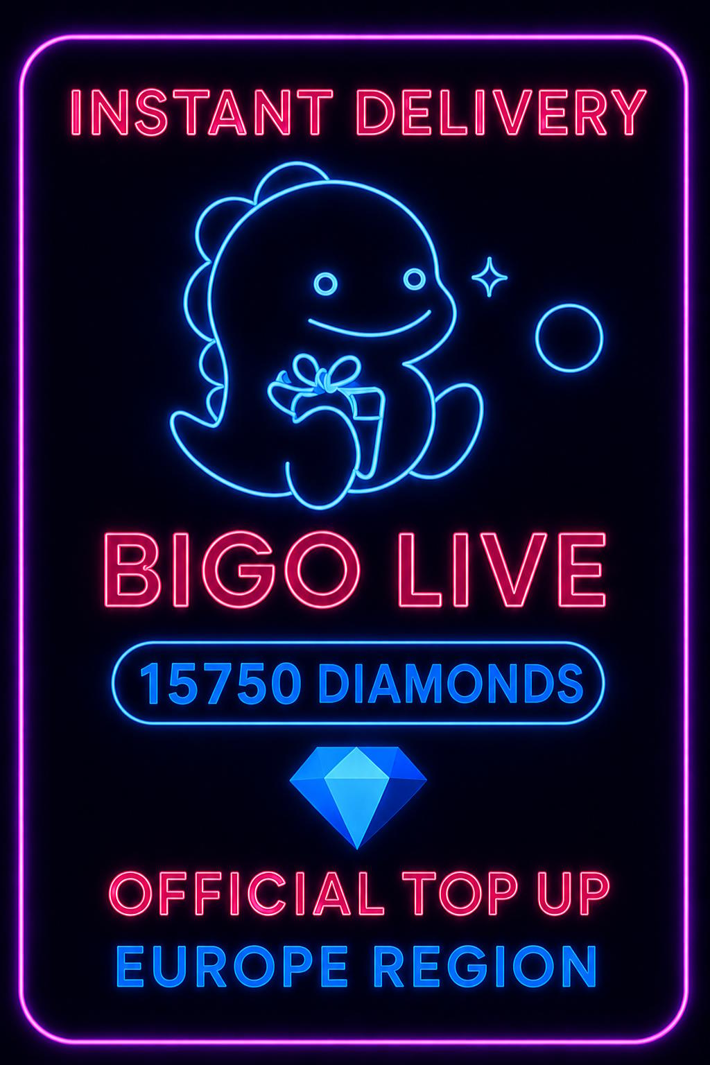 Bigo Live - 15750 Diamonds (Top-Up) (EU)
