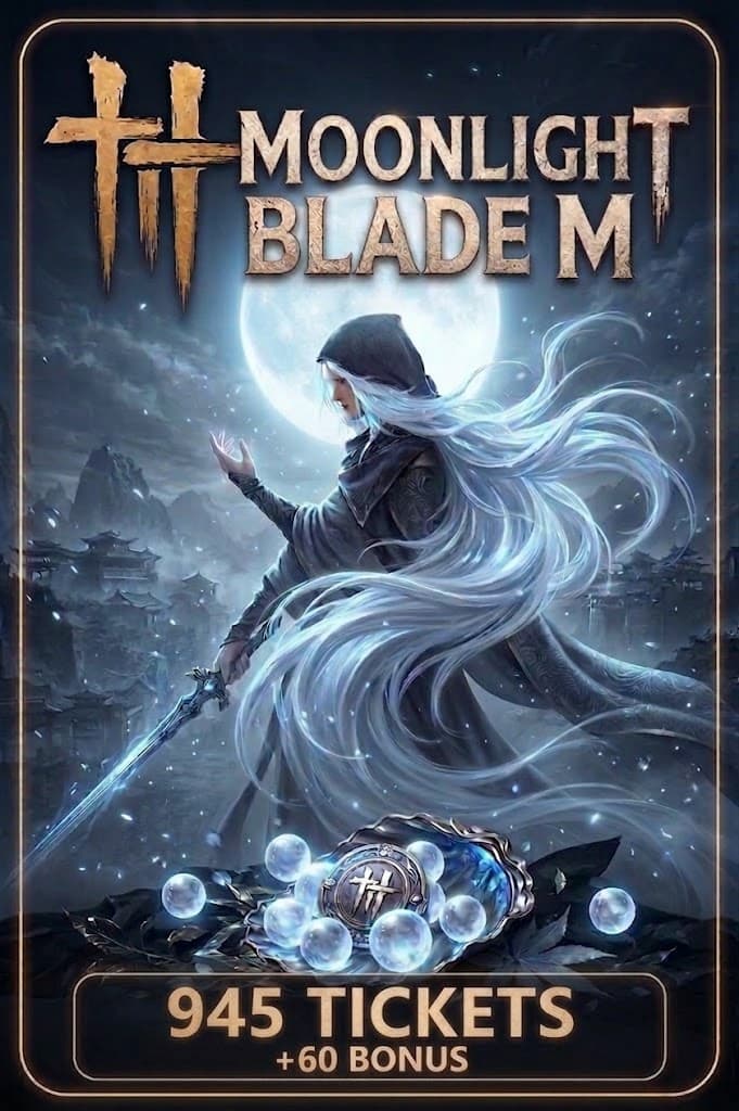 Moonlight Blade M 945 Ticket + 60 Bonus Top-Up