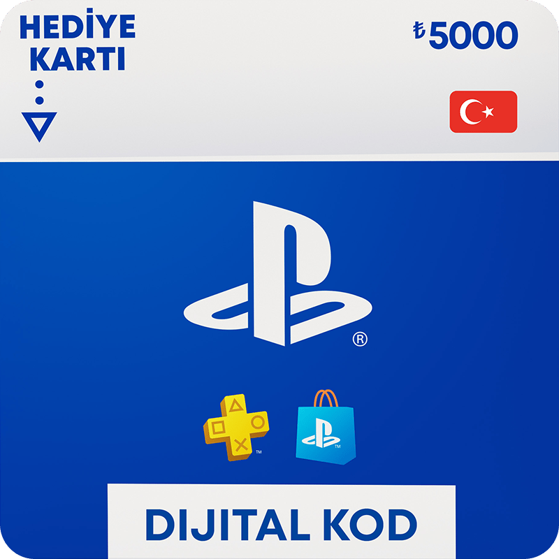 Playstation PSN Presentkort - Turkiet - 5000 TRY