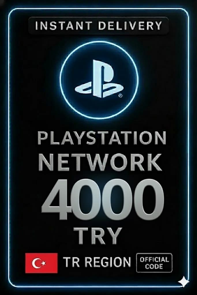 Playstation PSN Hediye Kartı - Türkiye - 4000 TL