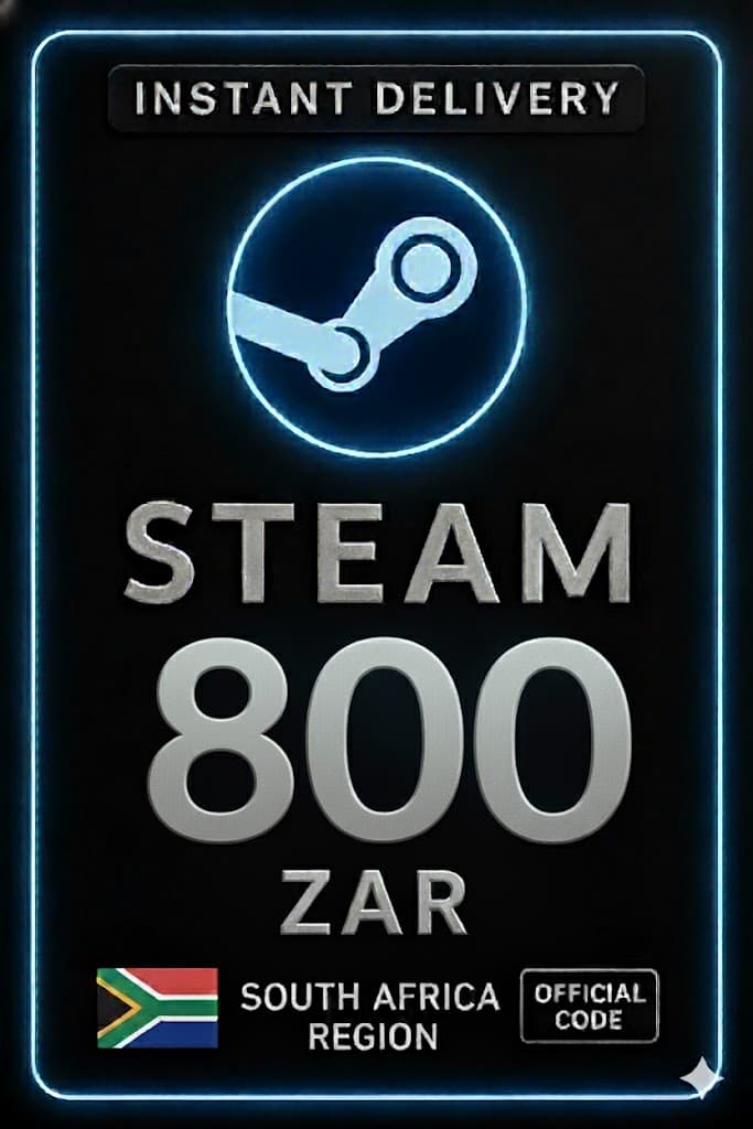 Steam Wallet 800 ZAR - (အာဖရိကใต้)