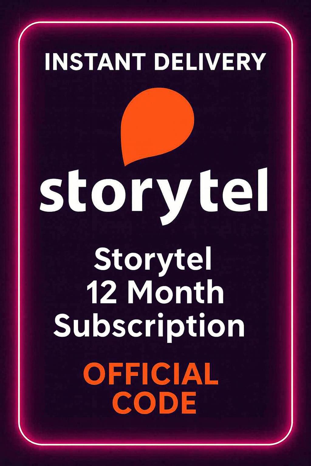 Storytel 12 Month Subscription | Jordan - (Levant)