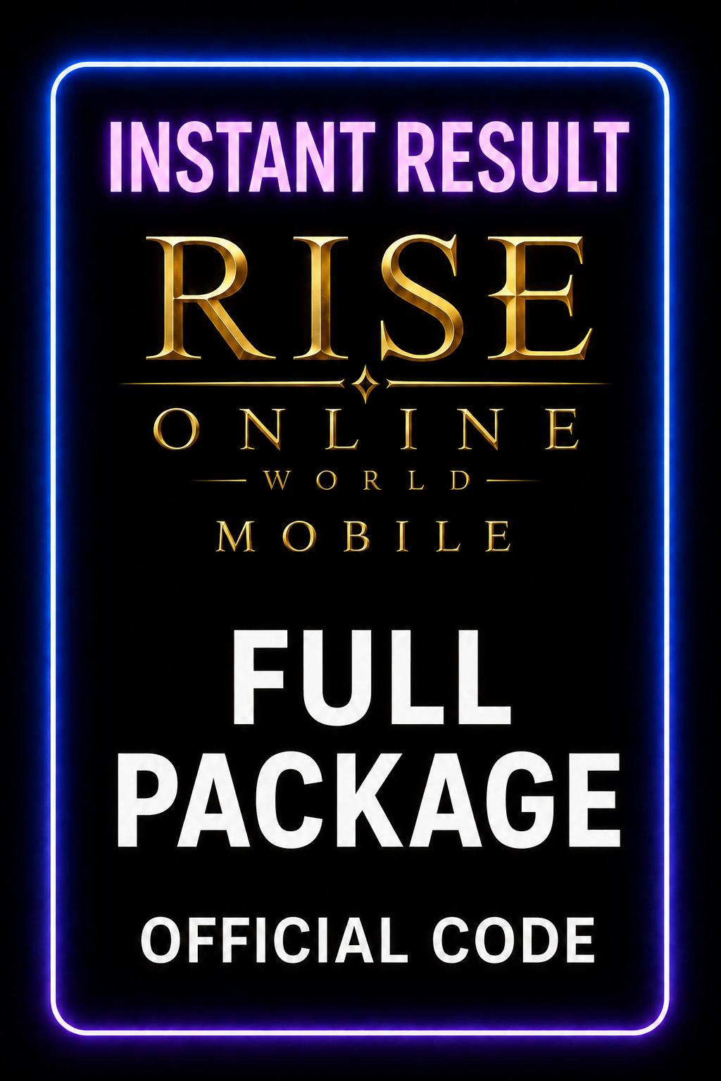 Rise Online World Mobile Full Package