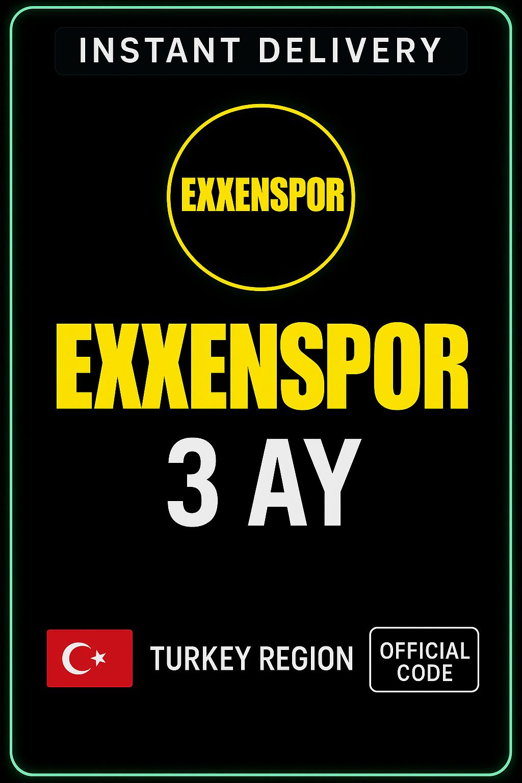 מנוי Exxenspor ל-3 חודשים (עם פרסומות)