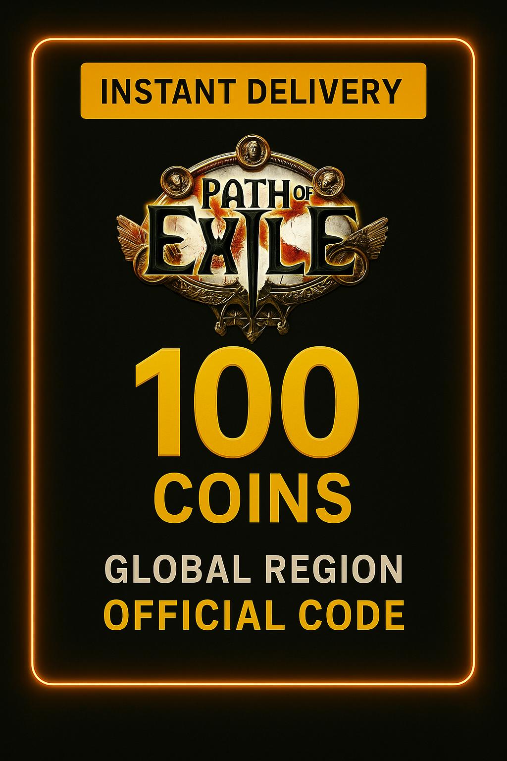 Path Of Exile 100 Mynt