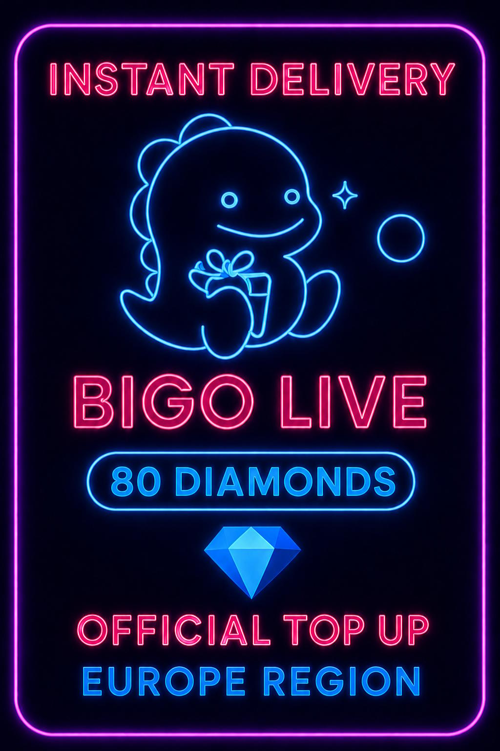 Bigo Live - 80 Diamonds (Top-Up) (EU)