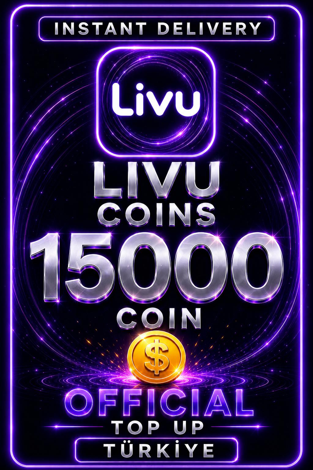 LivU - 15000 Coins Top Up (Turkey)