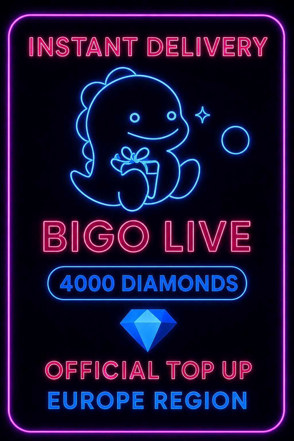 Bigo Live - 4000 Diamonds (Top-Up) (EU)