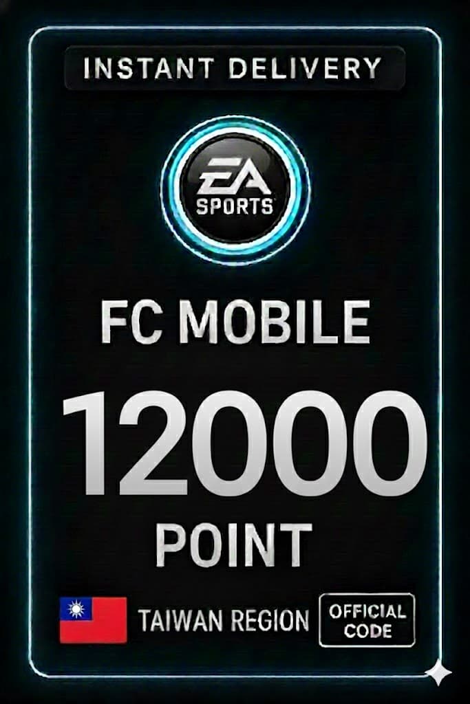 FC Mobile 12000 Bodova Poklon Kartica - Tajvan