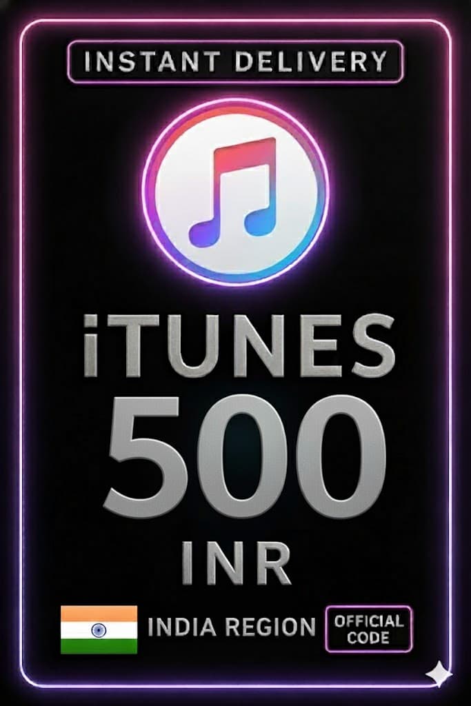 아이튠스 기프트 카드 인도 - 500 INR
