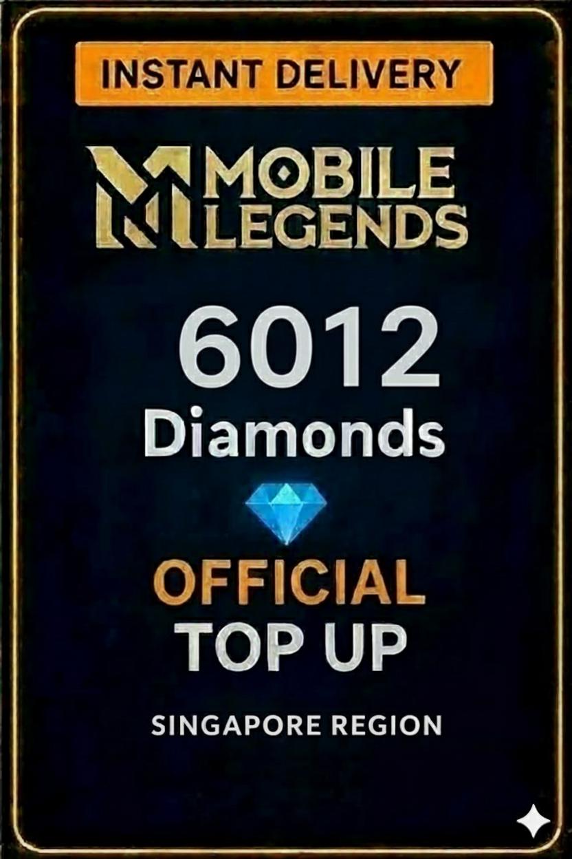 Mobile Legends - 6012 Diamonds Top-Up (Singapore)
