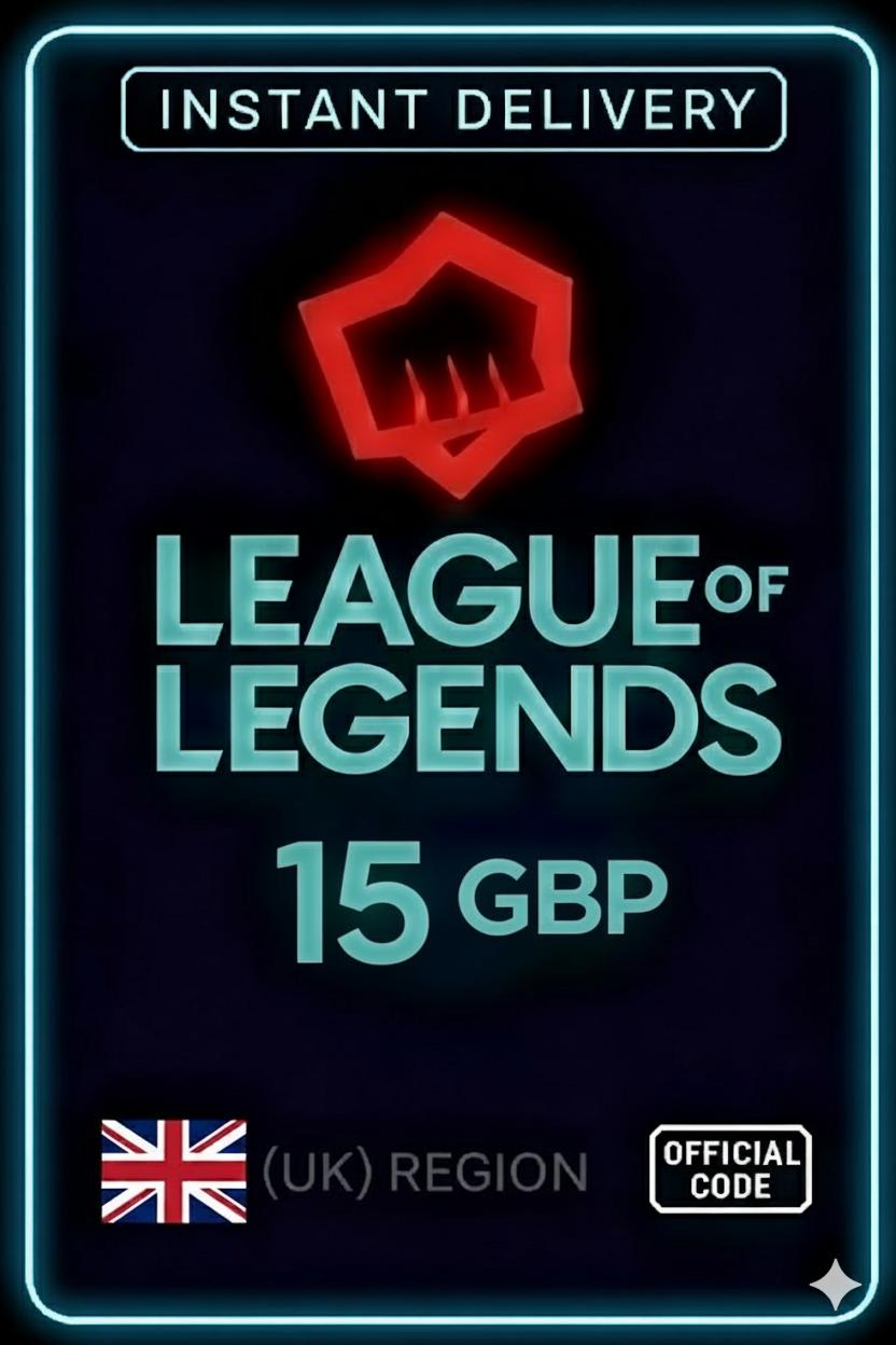 Riot Points 15 GBP (Vương quốc Anh)