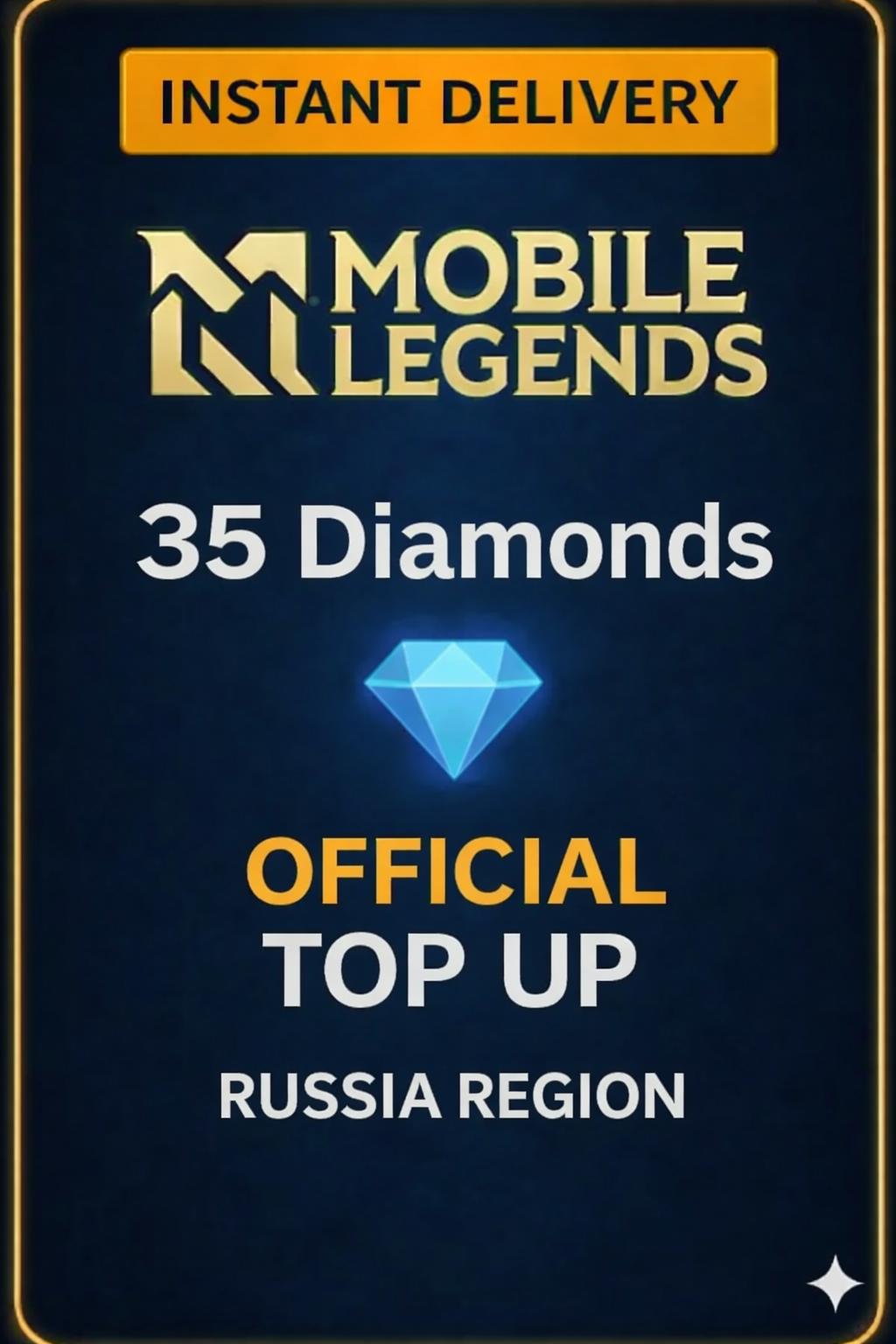 Mobile Legends 35 Diamonds Top-Up (Russia)