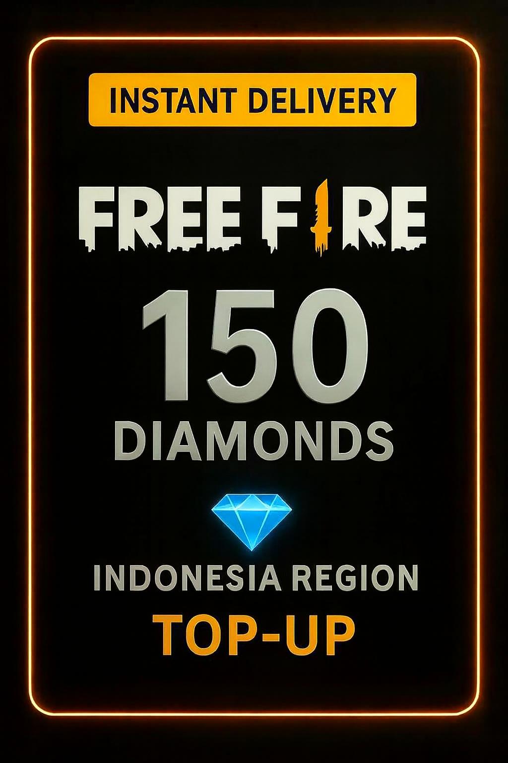 Free Fire 150 Diamantov Vrh (Indonezija)