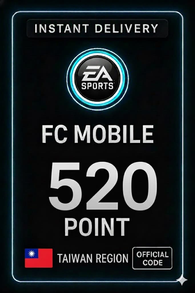 FC Mobile 520 Bodova Poklon Kartica - Tajvan
