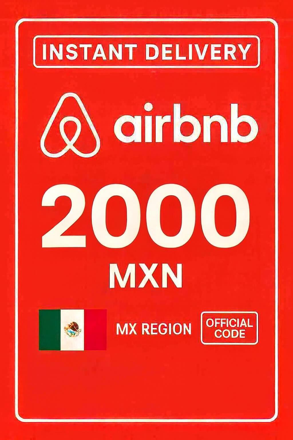 Подарункова картка Airbnb - 2000 MXN (Мексика)