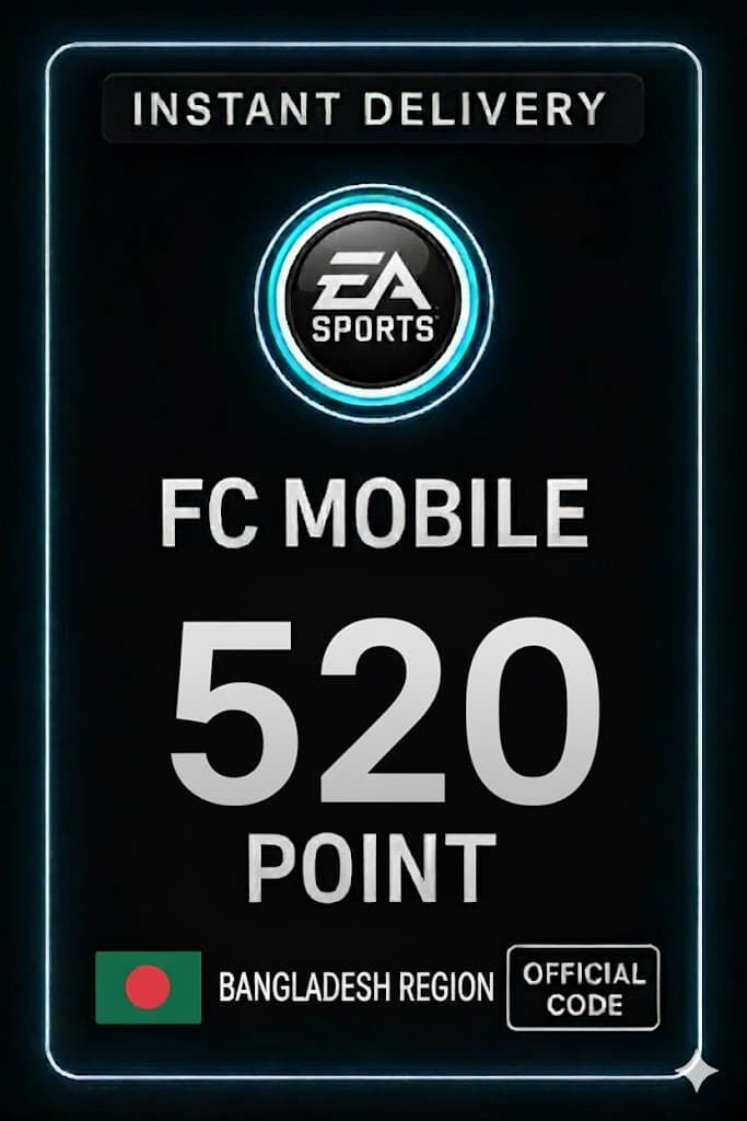 FC Mobile 520 Points Gift Card - Bangladesh