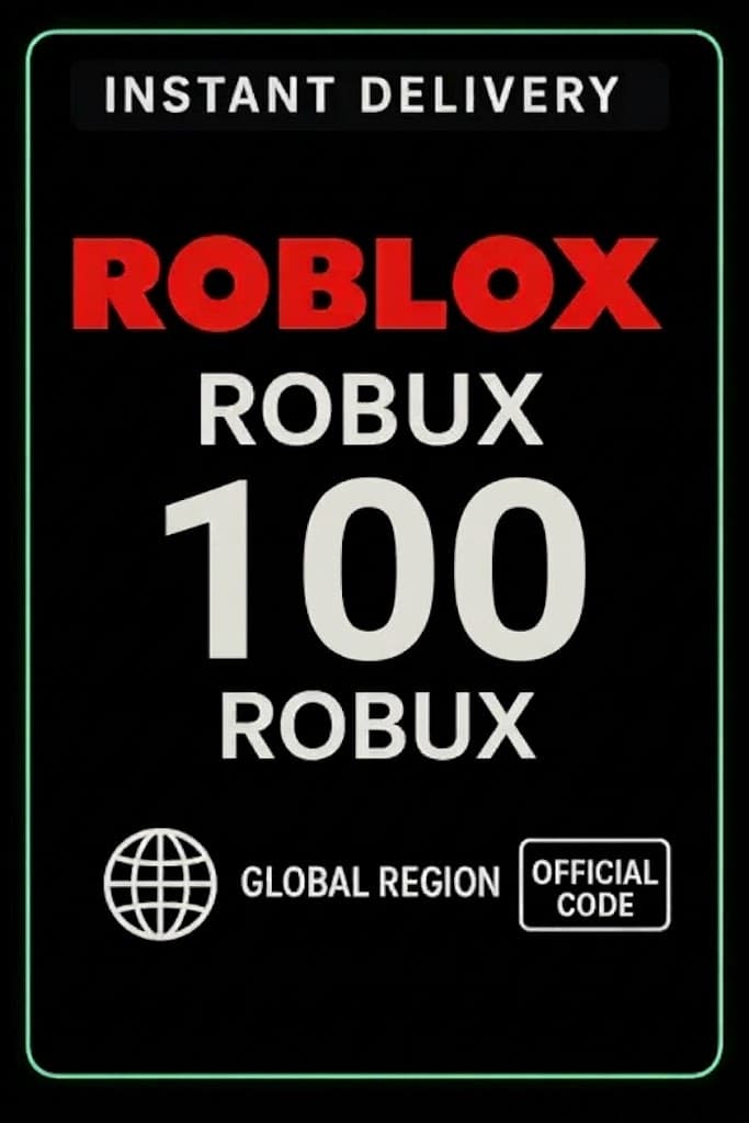 Roblox Gift Cards - 100 Robux (Global)
