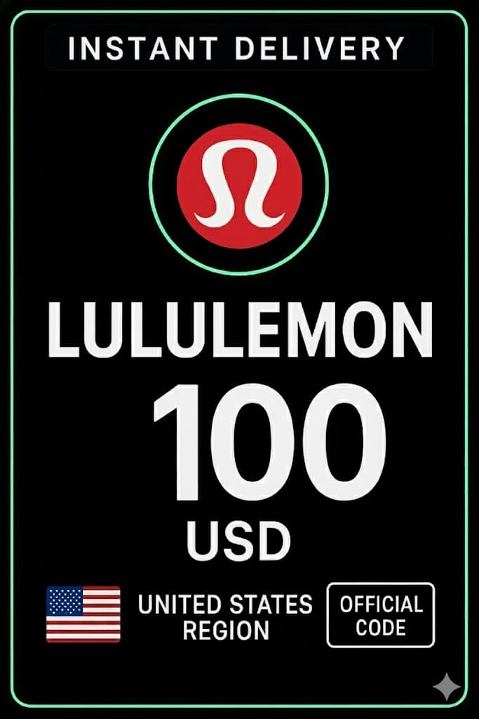 Lululemon Gift Card 100 USD