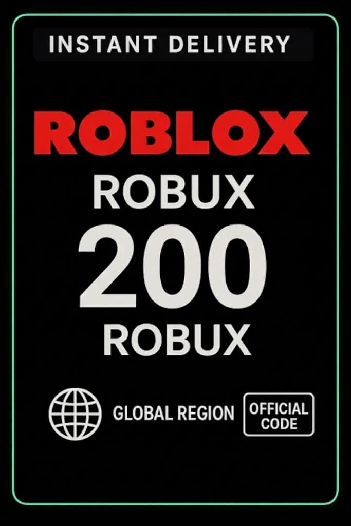 Roblox Gift Cards - 200 Robux (Global)