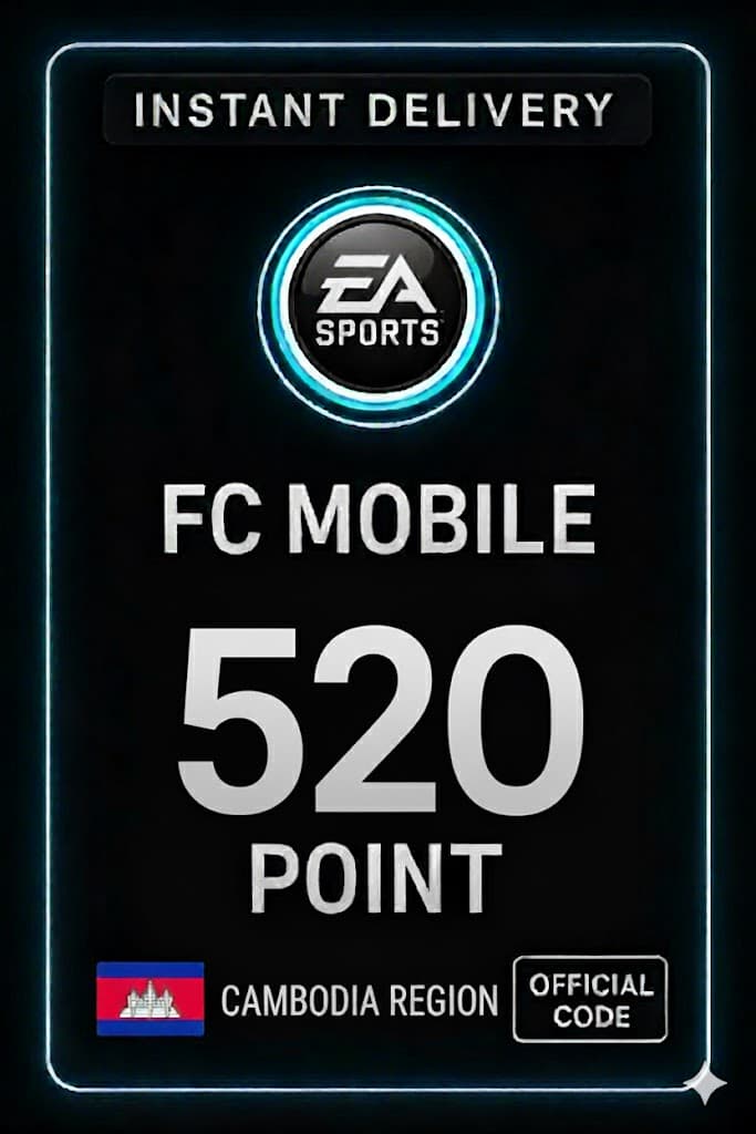 פוינטס FC Mobile 520 כרטיס מתנה - קמבודיה