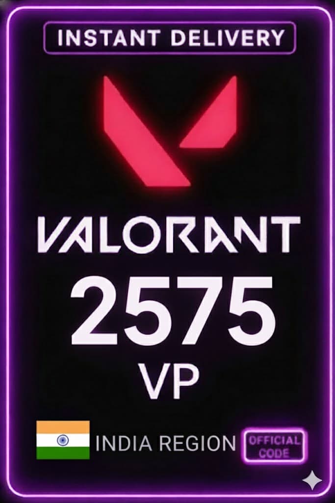 Valorant 2575 Points Gift Card (India)