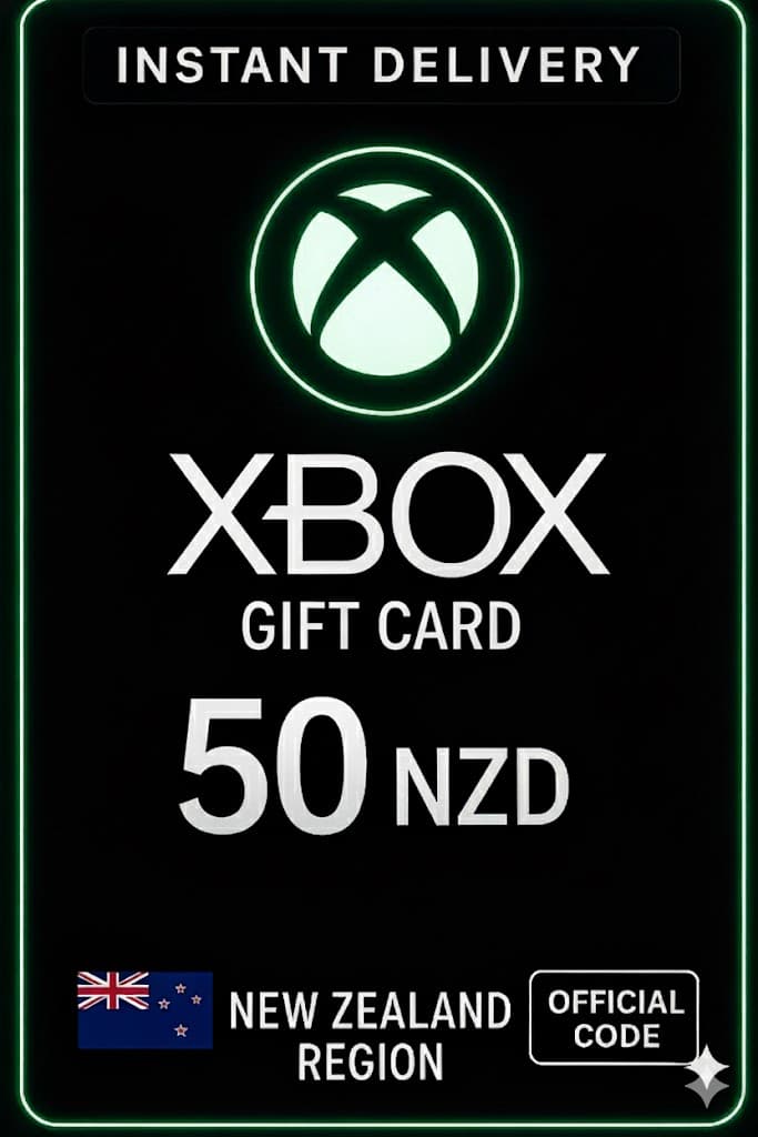 XBOX Live Kartı Yeni Zelandiya - 50 NZD