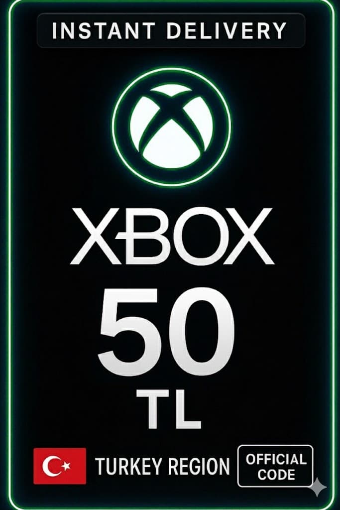 Xbox 50 TL Tarjeta de Regalo ( Turquía )