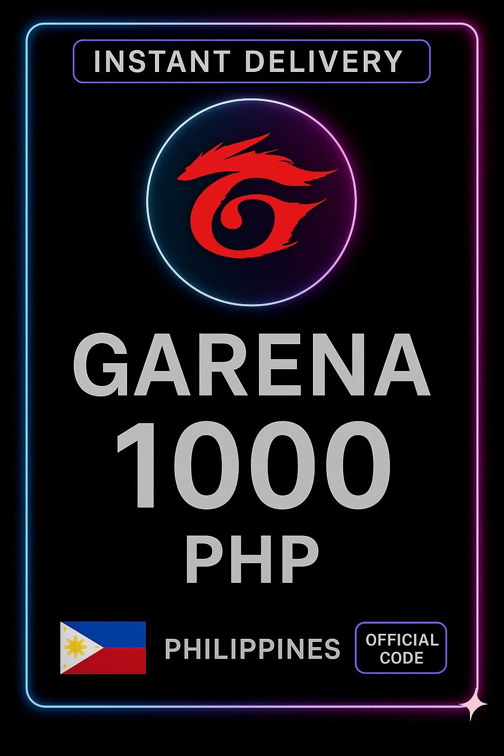 Garena Shells 1000 Peso (PH)