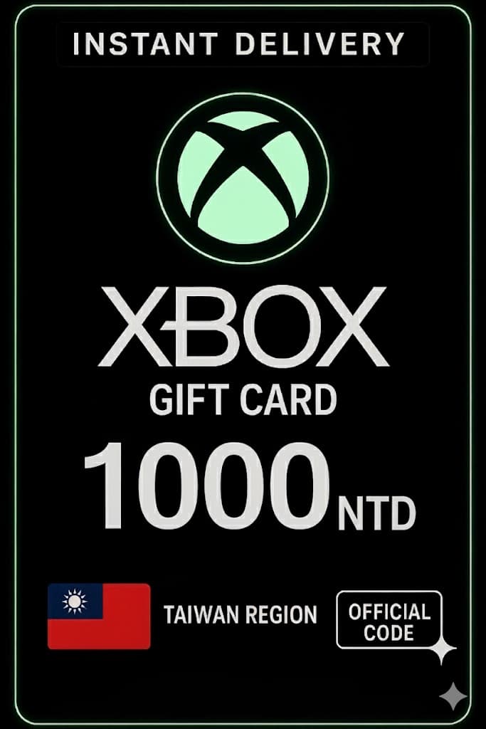 Tarjeta de regalo de Xbox Live 1000 NTD Wallet