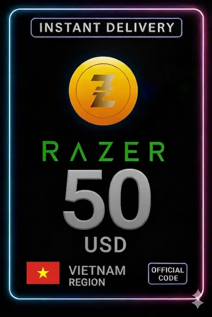 50 USD Razer Gold PIN (Vietnam)