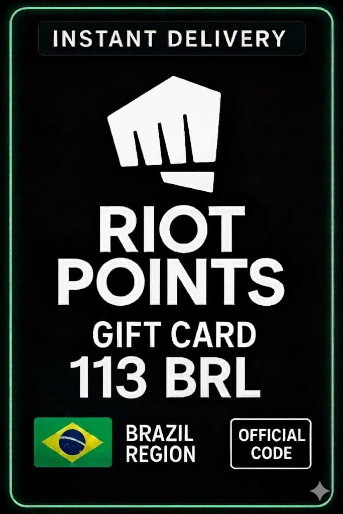 Riot Points 113 BRL - (Brazílie)