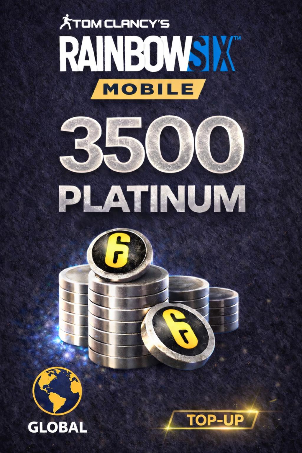 Rainbow Six Mobile - 3500 Platinum Top-Up (Global)