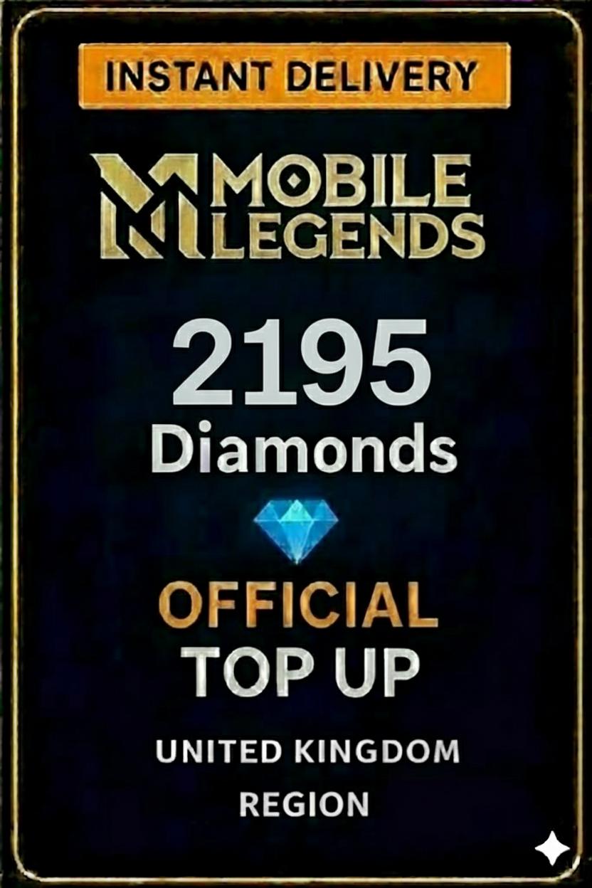 Mobile Legends - 2195 Diamonds Top-Up (UK)